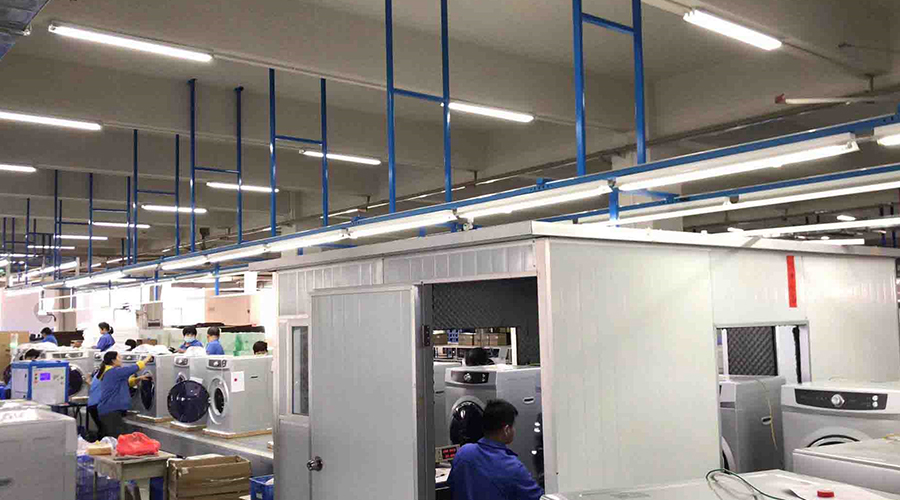 金環電器如何保證客戶收到的滾筒干衣機運行時無異響？