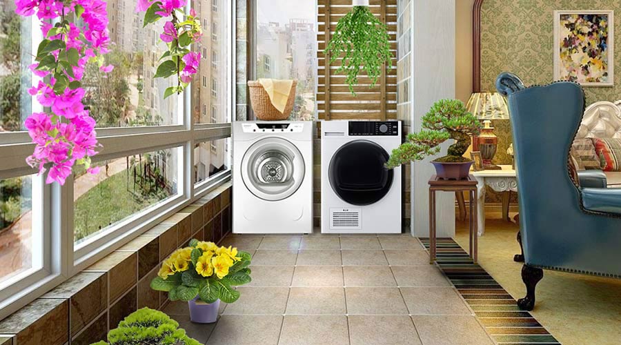 家居陽臺晾曬衣物不干怎么辦，衣物烘干機來解決！